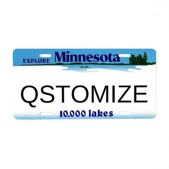 Qstomize.com - Michigan Novelty Plate: Durable, Rust-Free & Personalized 