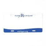 Qstomize.com - Michigan Novelty Plate: Durable, Rust-Free & Personalized 