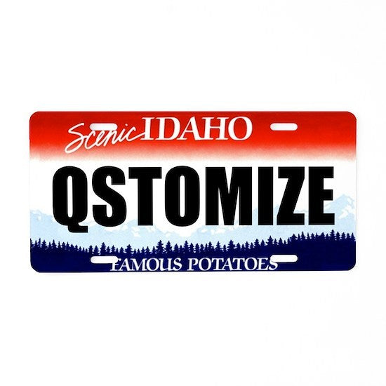 Qstomize.com - Celebrate Your Love for Idaho with a Personalized License Plate 