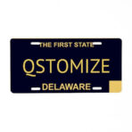 Qstomize.com - Delaware Personalized License Plate 